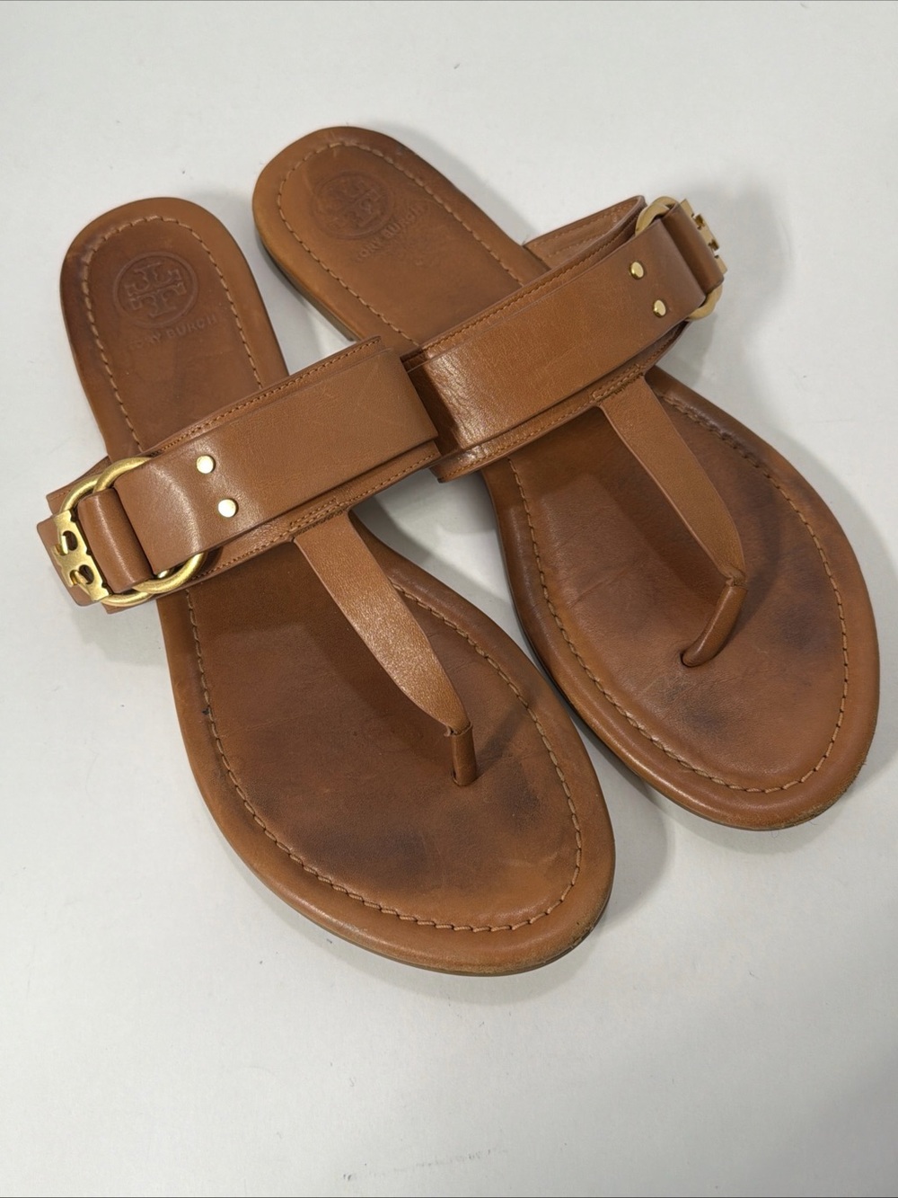 Tory Burch WOMEN’S MARSDEN THONG SANDALS Size 9.5 VGC